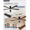 Fanbulous 60 inch Ceiling Fans with Lights, Smart Flush Mount