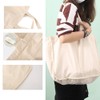 Tote Bag, Canvas Tote Bag Reusable Grocery Bag Large Capacity