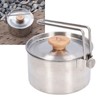 1000ml Camping Pot Stainless Steel Portable Outdoor Tea Coffee Pot