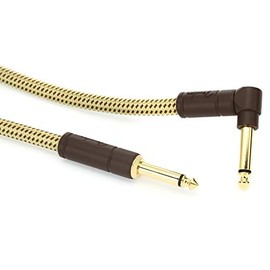 Fender Deluxe Series Cable 7.5 m Tweed Angled