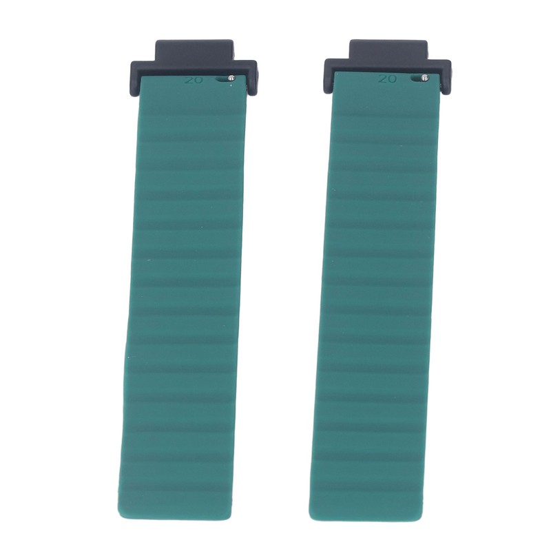 Magnetic Silicone Watch Strap Adjustable Silicone Bracelet Replacement Watchband for