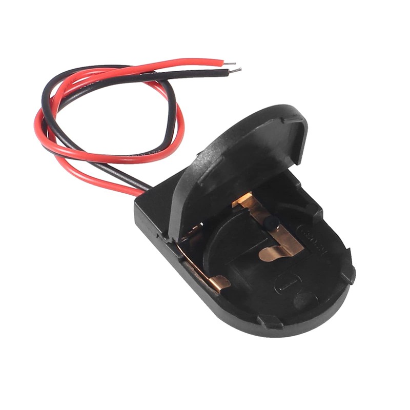 AOICRIE 12PCS 1X 3V CR2032 Battery Holder Coin Button Cell