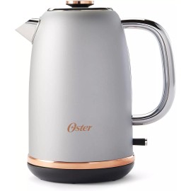 Oster Corded Electric 1.7L Kettle Metropolitan Collection with Rose Gold Accents