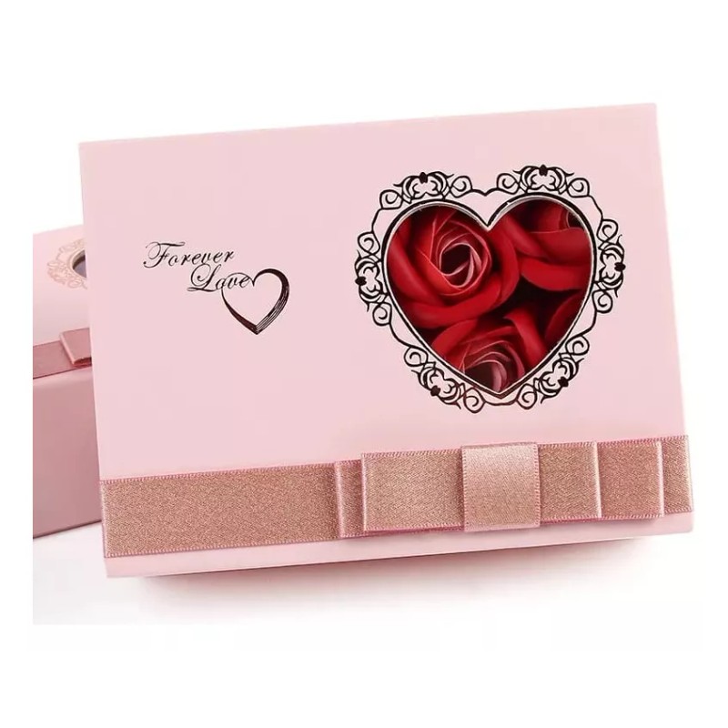 KARI HERNANDEZ San Valentin Regalo Rosas Jabon Arreglo Novia Amiga