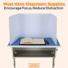 4-Pack Classroom Privacy Shields for Student Desks - Easy to