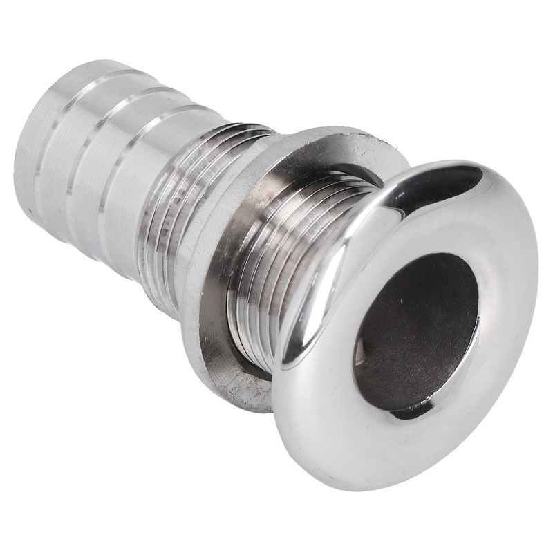 Water Drainage Plug Thru Hull Fitting 1in Outlet 316 Stainless