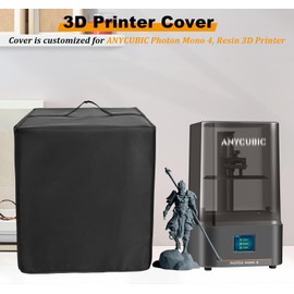 Kasasymion 3D Printer Dust Cover - Anti-Static, Waterproof, Dustproof & Heat-Resistant, 3D Printer Protective Cover compatible with ANYCUBIC Photon Mono 4, Resin 3D Printer