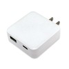 White Nuts JX-AC-161 USB Charger, Fast Charging, 2 Ports, TYPE-C,