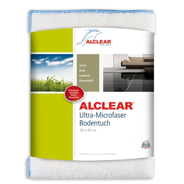ALCLEAR 950009 Ultra Microfibre Floor Cloth for Cleaning Tiles /