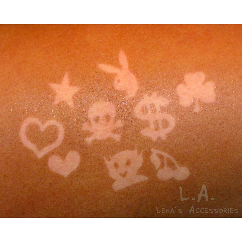 Sun Shine Tanning Stickers - Set of 50