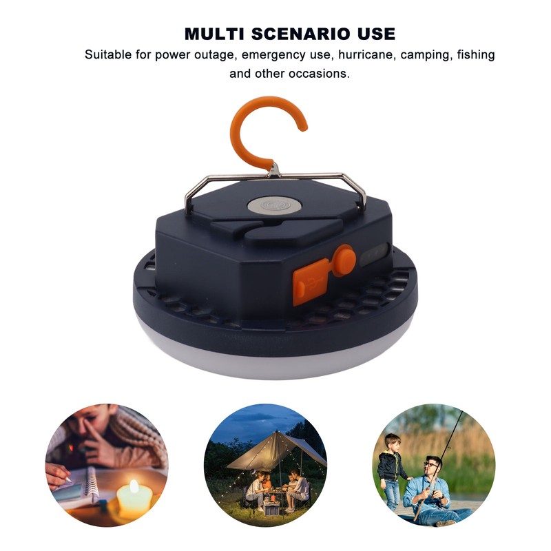 LED Camping Lantern 800lm Rechargeable Portable Emergency Light 4800mah for