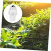 ORFOFE 2sets Outdoor Sturdy Plastic Decorative Flower Pot Lid Garden