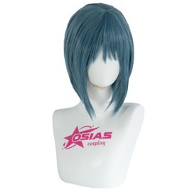 OSIAS Miki Sayaka Wig Blue Short Synthetic Heat Resistant Hair