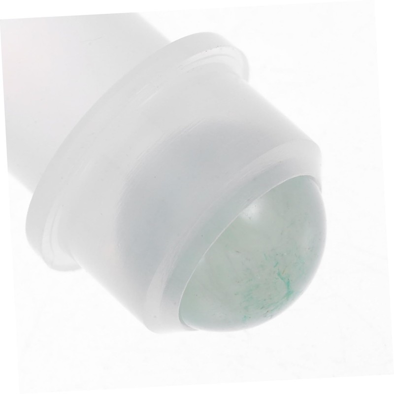 KOMBIUDA 10pcs Essential Oil Roller Bottles with Natural Jade Stone