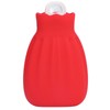 Hot Water Bottle Silicone Explosion Proof Hot Water Bag with