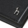 Hazzys (대전신세계)COLOR POINT 블랙 배색포인트 소가죽 슬림 반지갑 HJWA5F330BK (Daejeon
