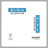 accent by nielsen Aluminium Bilderrahmen Accent, 30x30 cm, Silber Matt