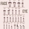 Generic Professional Makeup Brush Set, 54 Pieces, Makeup Brushes, Sponges,