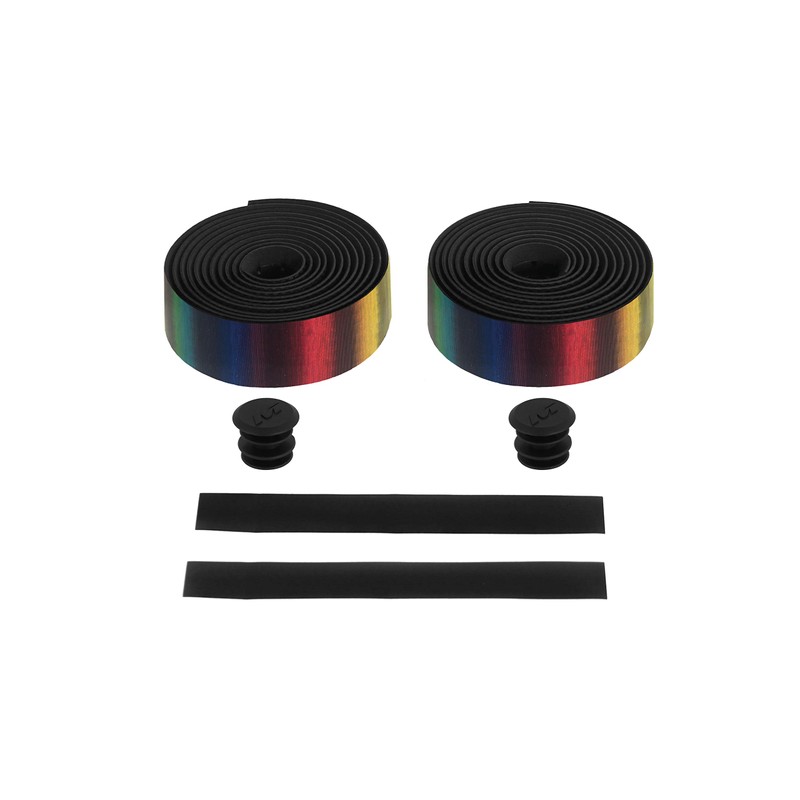 Massi Dual Wave, Road Handlebar Tape, Black Rainbow