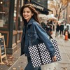 Laptop Tote Bag for Women Work 15.6 inch Canvas Shoulder