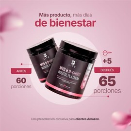 B Life Myo y D-Chiro Inositol | 65 Porciones | Mezcla de 40:1 | Myo & D-Chiro Inositol Platinum 266.5 Gramos.