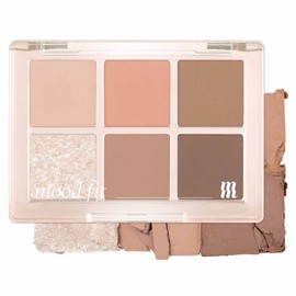 Merging Merzy New Mood Fit Shadow Palette 5.4g, NM1 Dry Softening, 1 piece / 머지 뉴 무드핏 섀도우 팔레트 5.4g, NM1드라이소프트닝, 1개