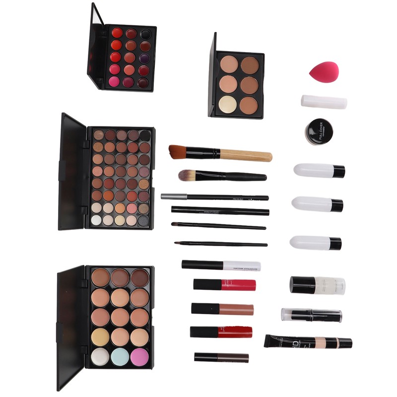 Multifunctional Makeup Kit Cosmetic Eye Shadow Lip Gloss Concealer Set
