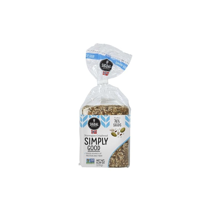Sigdal Bakeri Simply Good Norwegian Crispbread | Good Source of
