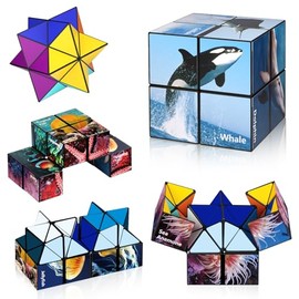 Euclidean Cube Star Cube 2 in 1 Yoshimoto Cube per bambini e adulti, giocattolo regalo per ragazzi e ragazze età 8-12 anni