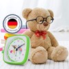 SELVA Quartz alarm clock for school enrolment with deer, koala
