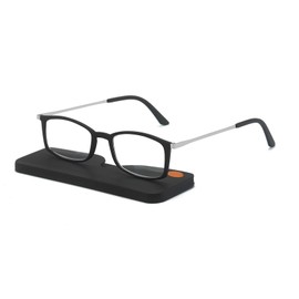 KoKoBin Gafas de lectura ultradelgadas antiazules, gafas antirreflejos (negro, 2.75)