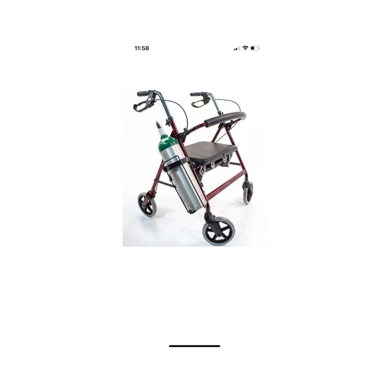 Mobility Scooter, Power Chair, Wheelchair Oxygen Tank Holder, Fits Sizes