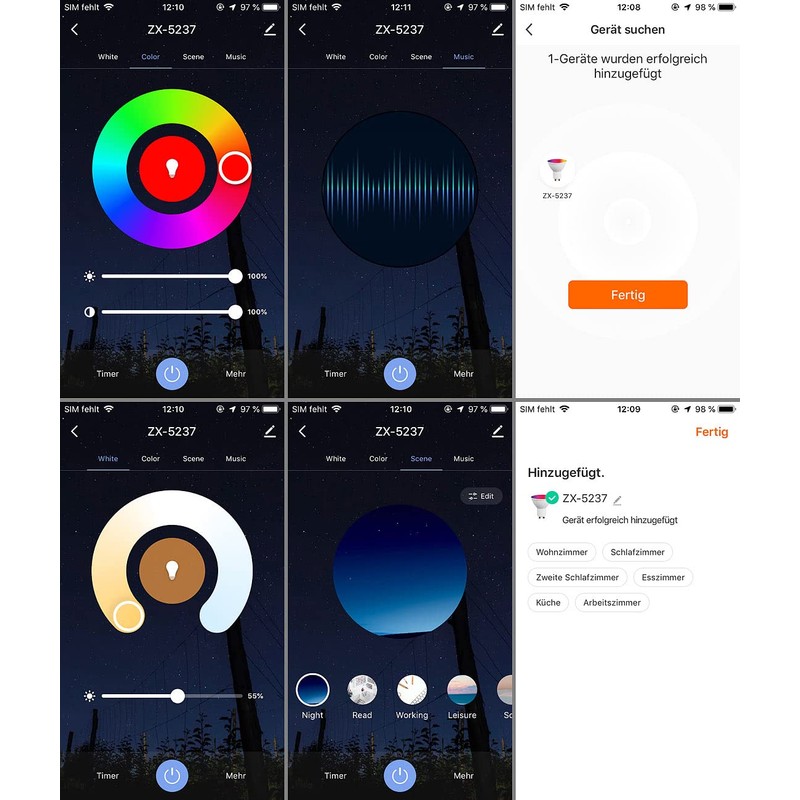 Luminea Spot Light Sockets: Set of 3 Aluminium Recessed Spotlight