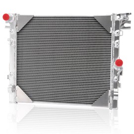 Aluminum Radiator Radiators Compatible with 2007 2008 2009 2010 2011 2012 2013 2014 2015 2016 2017 2018 Jeep Wrangler JK 3.6L 3.8L V6 Radiator