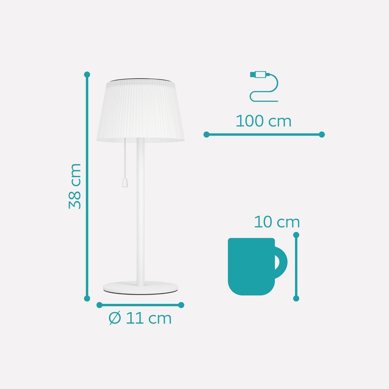 Eglo Cordless LED Table lamp Scordiano