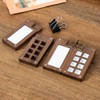 Hinourisha 8 Grid Portable Sketchbook Palette, Wooden Colour Palette Box,