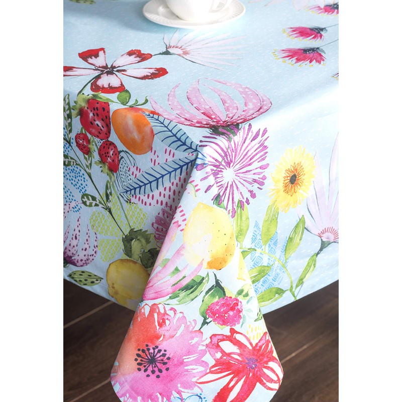 Maison d' Hermine Tablecloth 100% Cotton Table Cover Decorative Washable