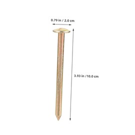 Kisangel 8pcs Stainless Steel Survey Stakes for Accurate Property Line and Boundary Marking Measurement Nails for Outdoor Surveying and Construction Use