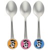 Nagao Panda Spoon, 5.0 inches (12.7 cm), Pink, Blue, Yellow,