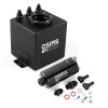 OSIAS 044 External Fuel Pump + 2L Black Aluminum High