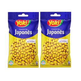 Yoki - Japanese Peanuts - 17.6oz (PACK OF 02) | Amedoim Japonês - 500g