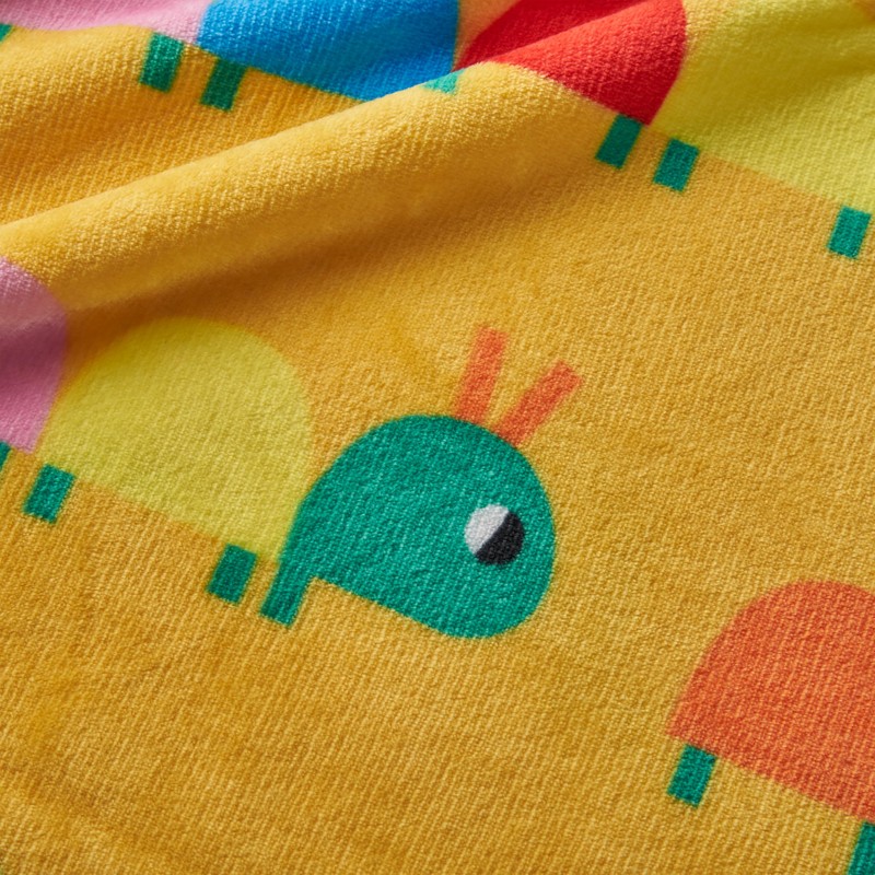 Catherine Lansfield Kids Curious Caterpillar Cosy Fleece 130x170cm Blanket Throw
