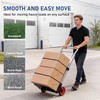 Folding Hand Truck, Dolly Cart with Wheels Foldable, 220LBS Hand