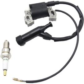 Dixhills Coil with Spark Plug Compatible with Gx160 Gx200 Gx140 Gx110 Gx120 Engine Generator Replacement for mowing machine 4589693/7988801 30500-ZE1-063 30500-ZE1-033 440-105