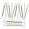 VICASKY 15pcs Elastic Hair Ties with Hooks for Women Durable
