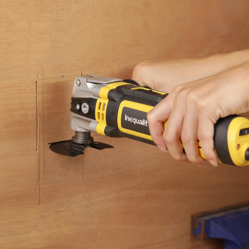 Inequalit Oscillating Tool, 3.5A Oscillating Multi Tool Kit with 6
