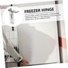 Operitacx 2pcs Zinc Alloy Freezer Door Hinges Replacement Kit for