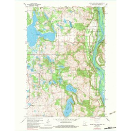 YellowMaps Marine on St Croix MN topo map, 1:24000 Scale, 7.5 X 7.5 Minute, Historical, 1967, Updated 1983, 27.2 x 21.2 in - Tyvek