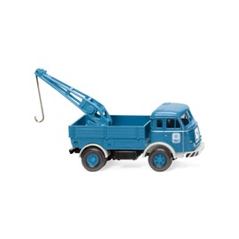 Wiking 063407 H0 Henschel Service Tow Truck Blue Gauge HO 1:87