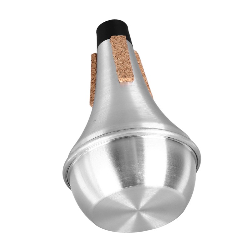 Trumpet Practice Mute Lightweight Aluminum Alloy Soft Cork Noise Reduction